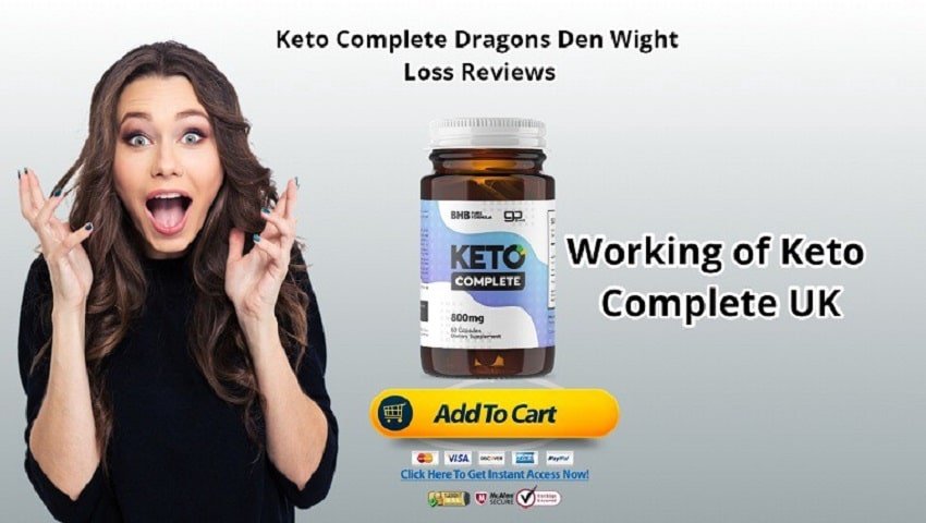 Keto Complete Dragons Den UK