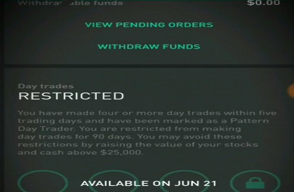 why is my account restricted from buying crypto on robinhood