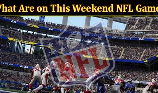 what are on this weekend nfl games
