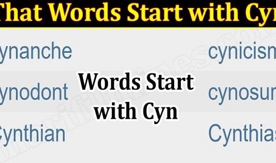 that words start with cyn