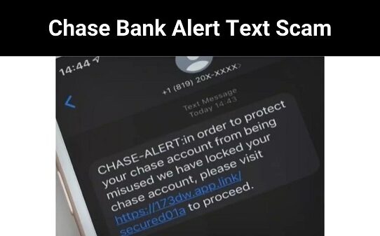 Chase Bank Alert Text Scam